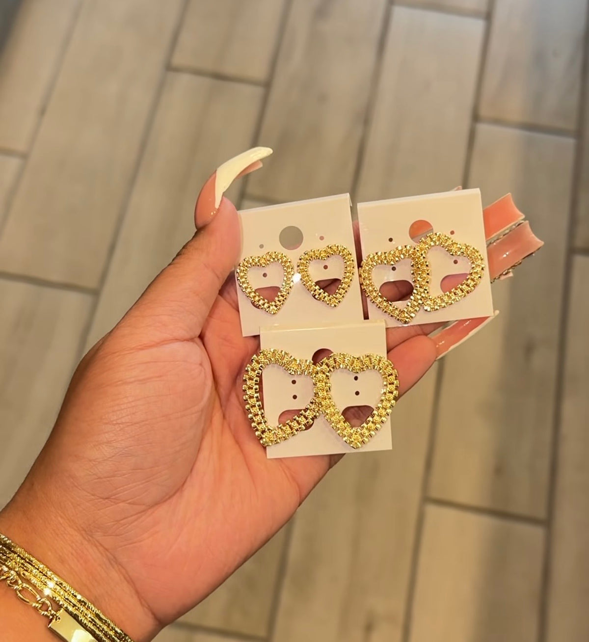 Rolx Heart Earrings