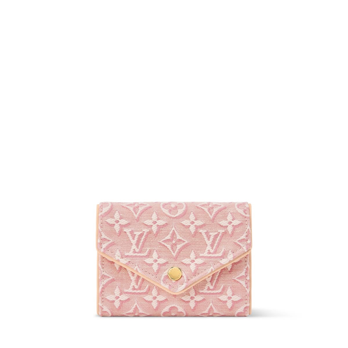 Victorine Leather Wallet – Pink