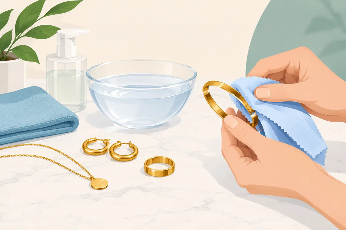 How to Clean Gold Plated Stainless Steel Jewelry