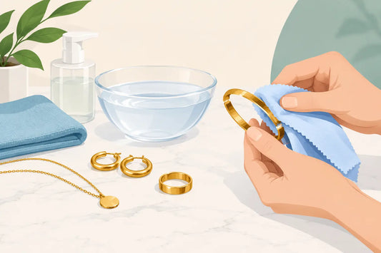 How to Clean Gold Plated Stainless Steel Jewelry