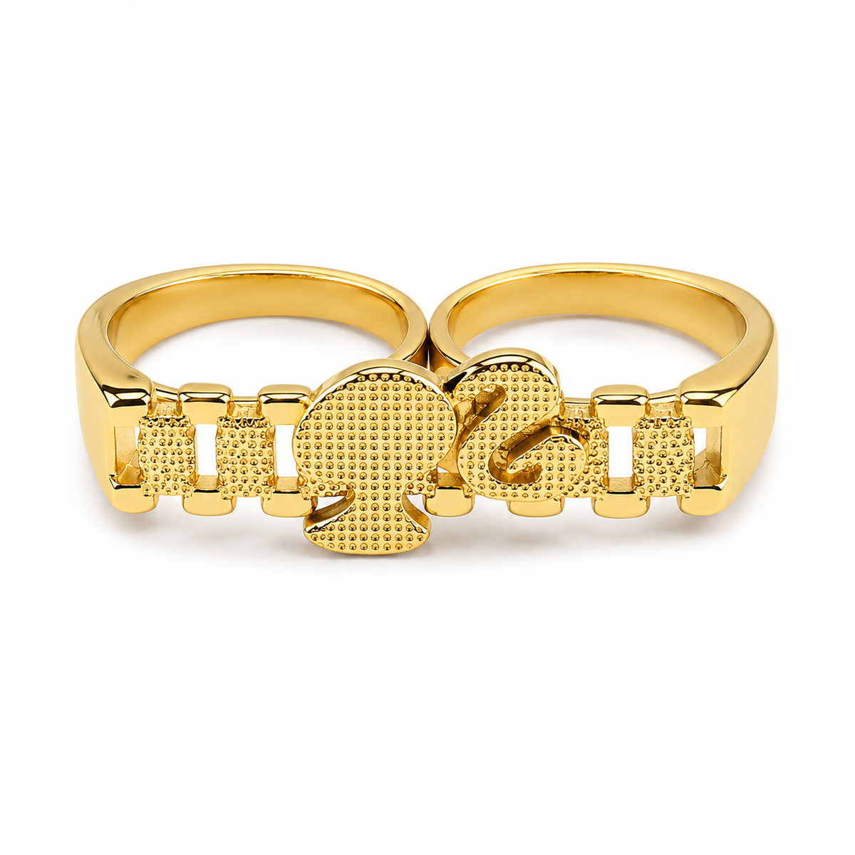 Barbie double finger ring