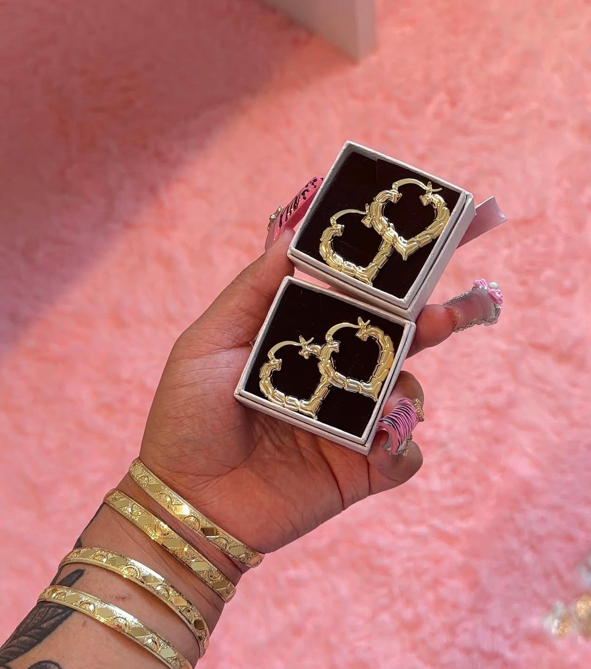 Medium Heart Earring