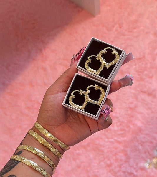 Medium Heart Earring