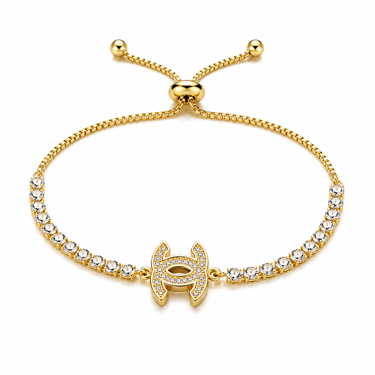 Double cc bracelet