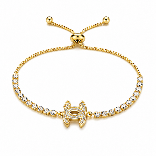 Double cc bracelet