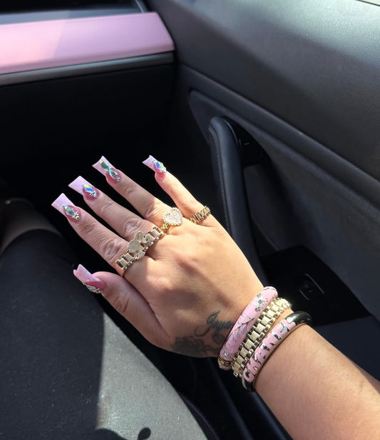 Barbie Head Double Ring